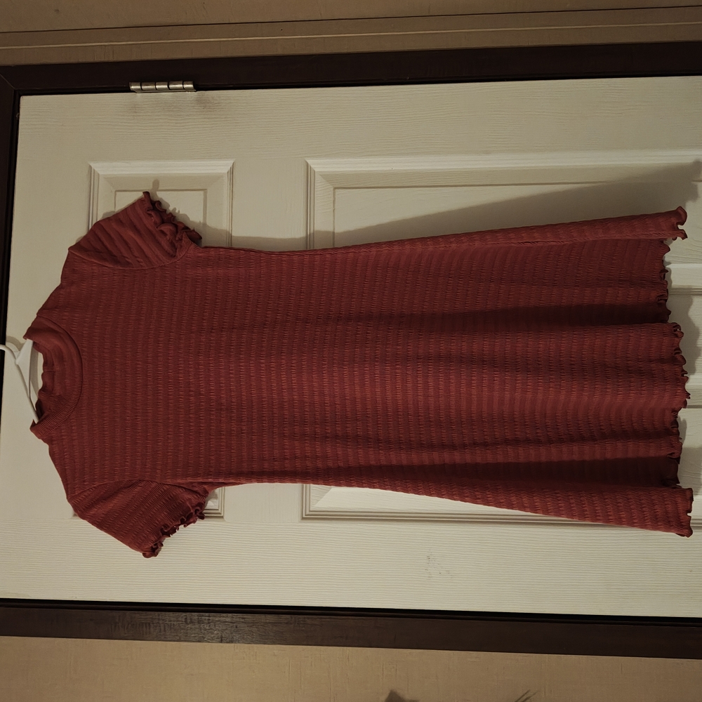 Womans Red Dress